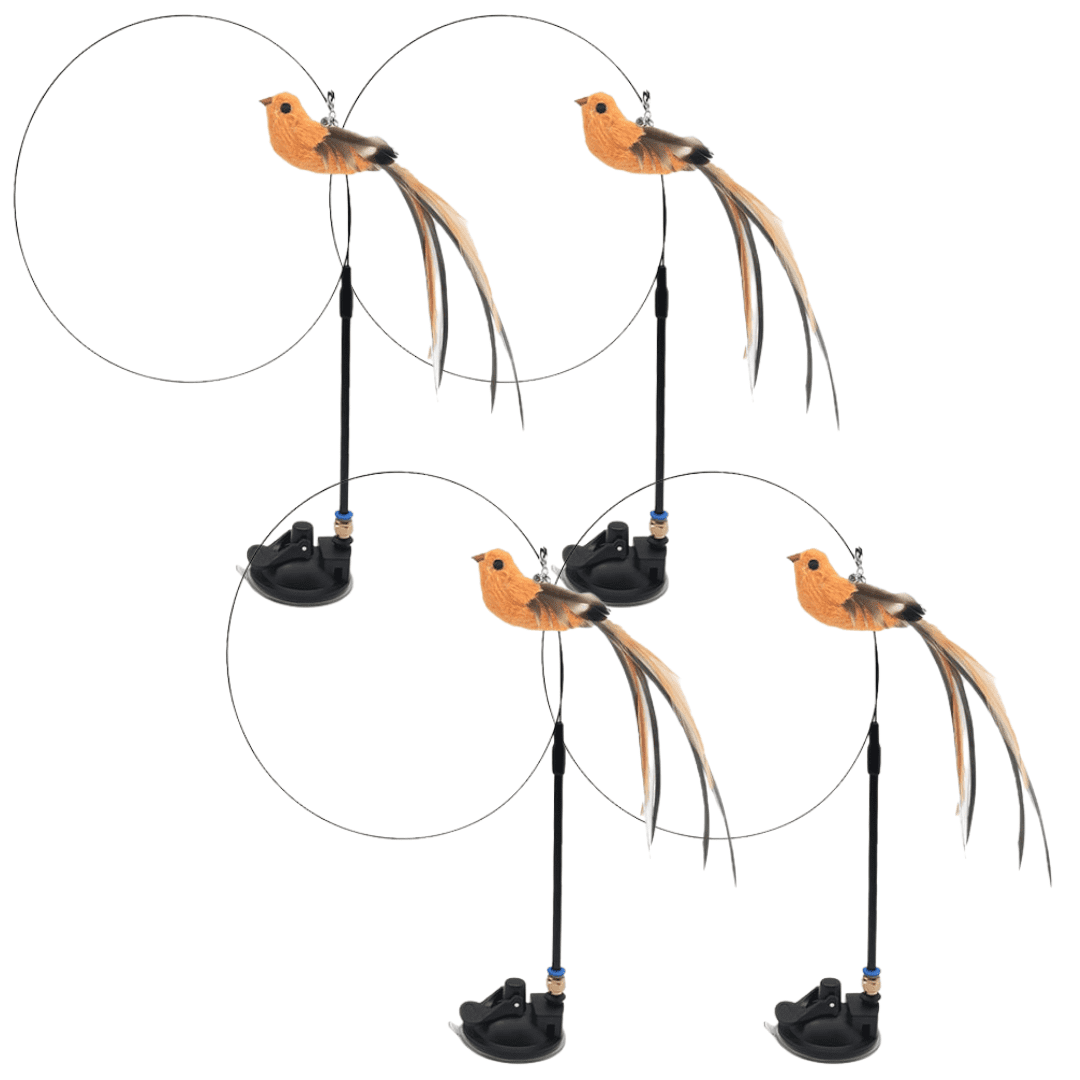 Interactive Bird Simulation Cat Toy Set Family Bundle